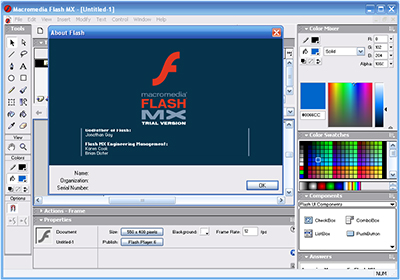 Macromedia Flash File Types